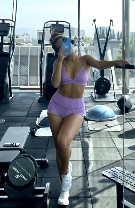 Addison Rae Sexy Workout Outfit  nude photo