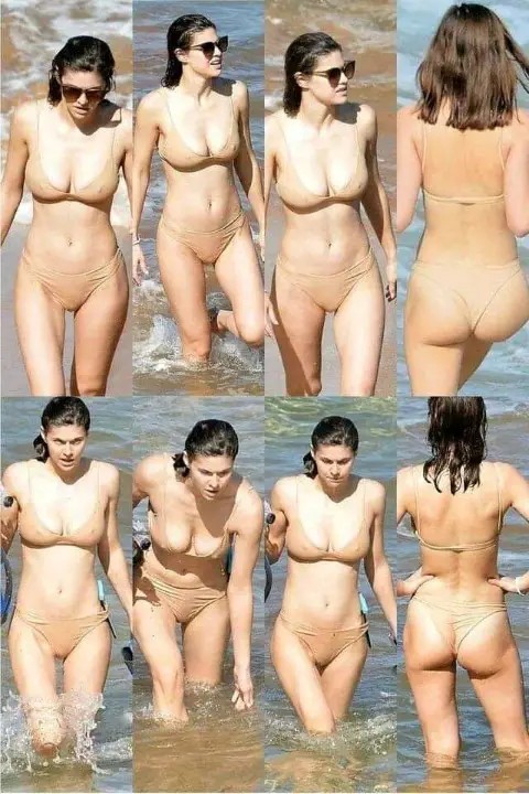 Alexandra Daddario Actress Bikini  nude photo