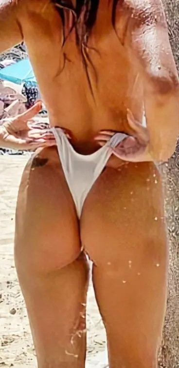 Alexandra Stan Hot Ass Topless Wet Bikini  nude photo