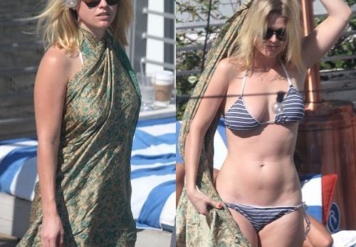 Alice Eve By The Pool  nude photo