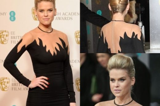 Alice Eve High Glam Hairstyle From  nude photo