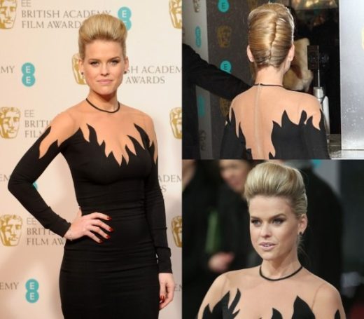 Alice Eve High Glam Hairstyle From  nude photo