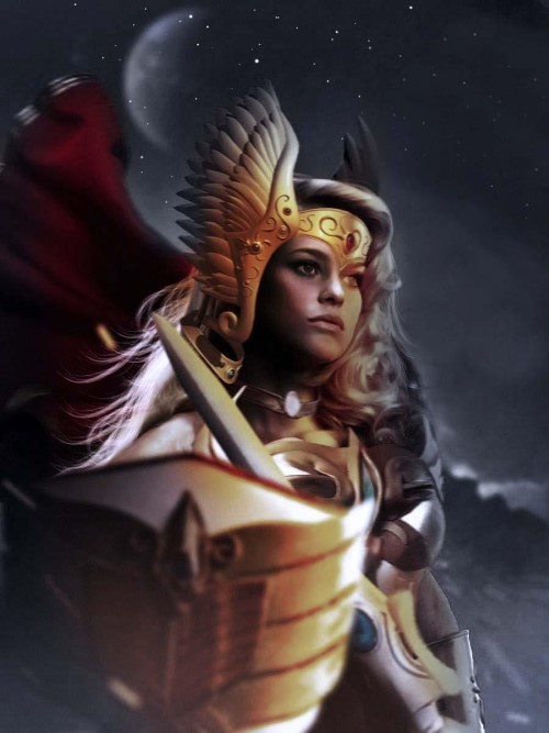 Alice Eve Imagined Into Shera From Masters Of The  nude photo