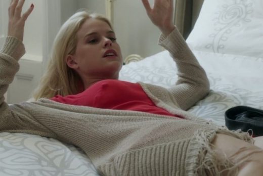 Alice Eve In Bed  nude photo