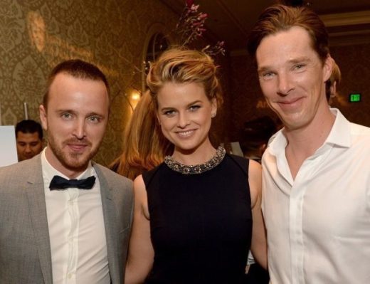 Alice Eve With Aaron Paul Benedict Cumberbatch  nude photo