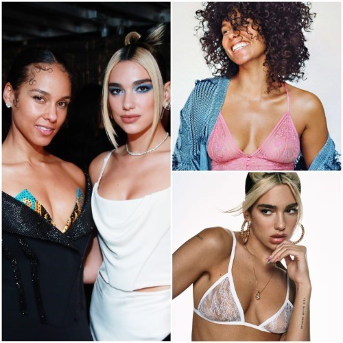 Alicia Keys Dua Lipa  nude photo