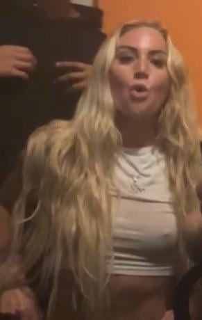 Alisha Lehmann From Insta Live 3  nude photo