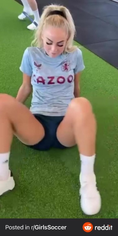 Alisha Lehmann Spreading Those Legs Out  nude photo
