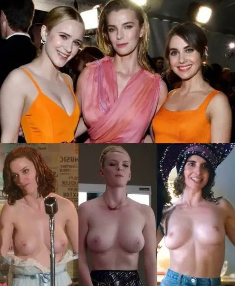 Alison Brie Betty Gilpin And Rachel Brosnahan  nude photo