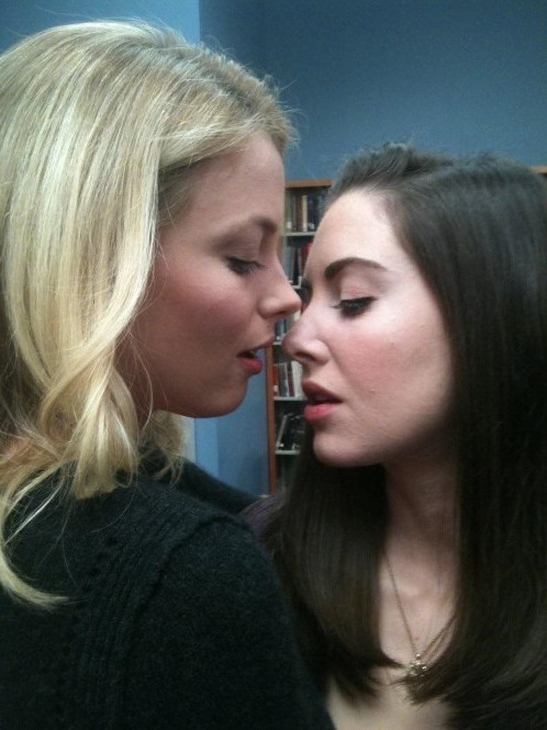 Alison Brie With Gillian Jacobs  nude photo