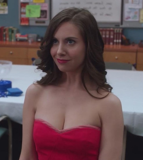 Alison Brie cleavage breasts Gorgeous  nude photo