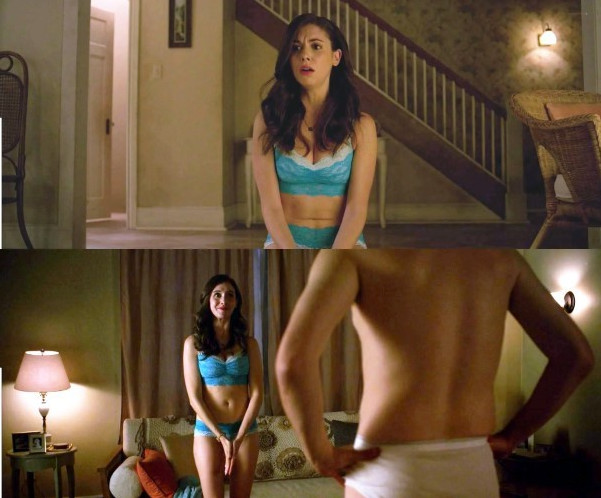 Alison In A Blue Bra And Panties  nude photo