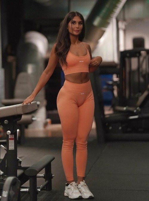 Amanda Fransson Cameltoe Tight Leggings  nude photo