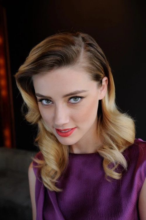 Amber Heard Purple  nude photo
