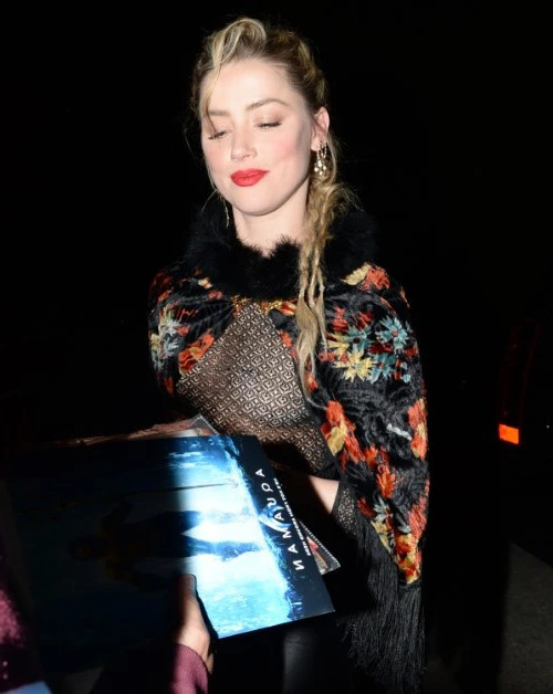Amber Heard Wme Preoscar Party  nude photo