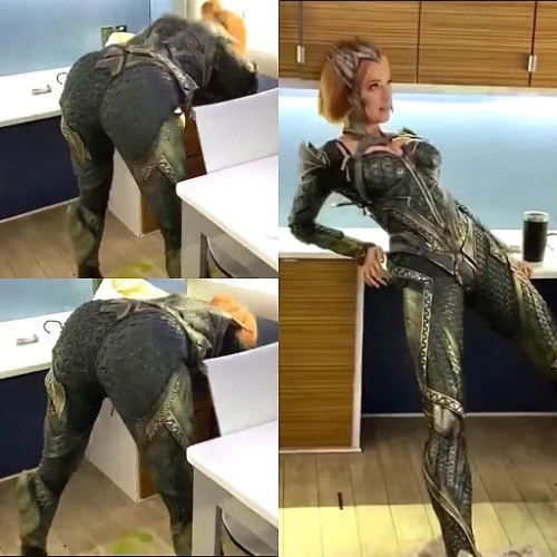 Amber Heardst Costume Test As Mera  nude photo
