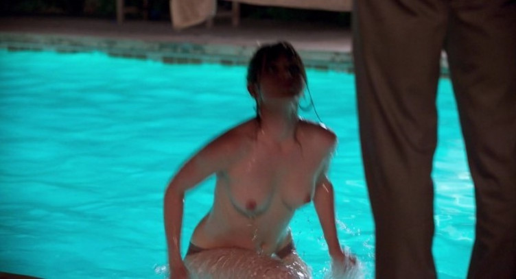 Ana De Armas Nude Tits Sexy Topless In Pool  nude photo