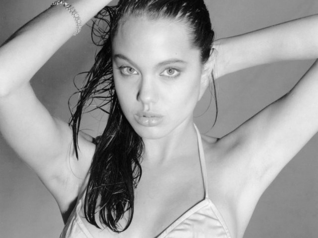 Angelina Jolie Hands On Head  nude photo