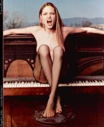 Angelina Jolie Pantyhose  nude photo