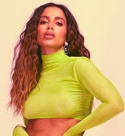 Anitta Nue Braless Boobs See Through  nude photo