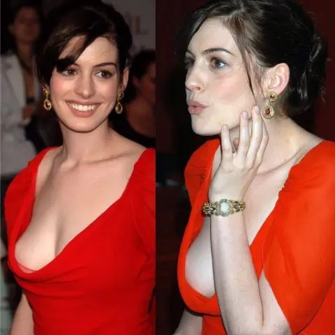 Anne Hathaway In Red  nude photo