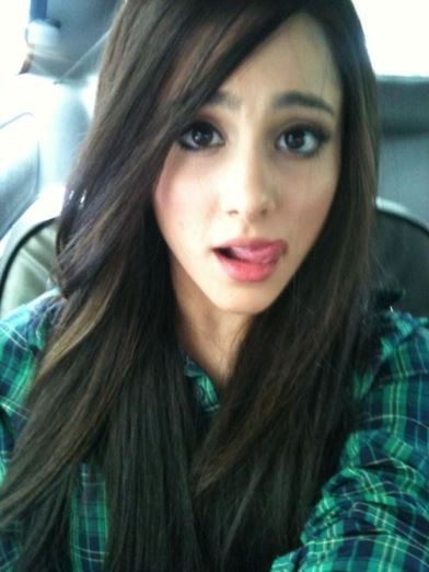 Ariana Grande Brown Hair  nude photo