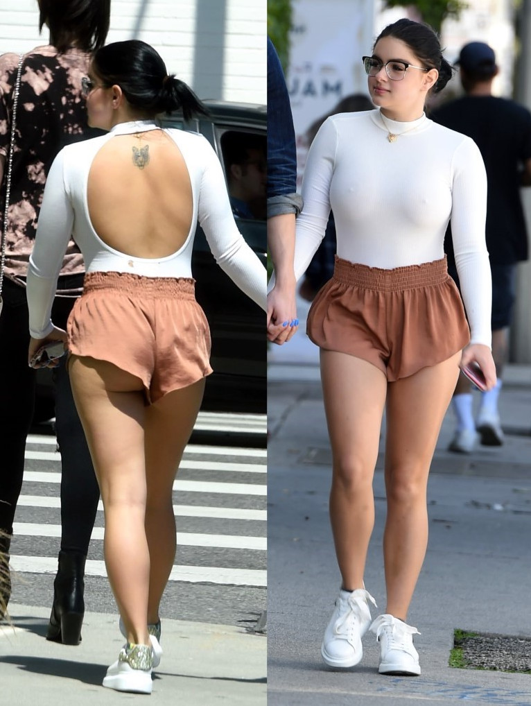 Ariel Winter Sexy Legs And Booty Upskirt  nude photo