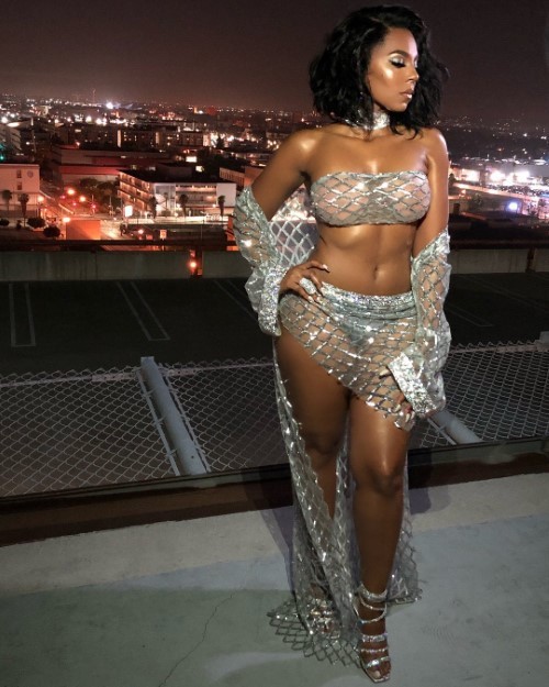 Ashanti Big Tits See Through Sexy Outfit  nude photo