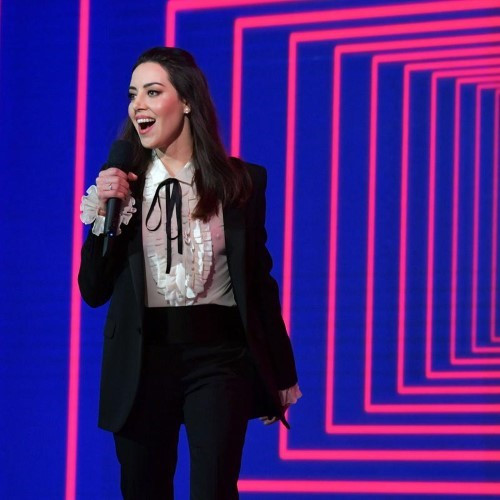 Aubrey Plaza As Host MC Of The 2019 Film Independent Spirit Awards  nude photo