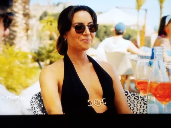 Aubrey Plaza Colbert 10 26 22 White Lotus Promo  nude photo