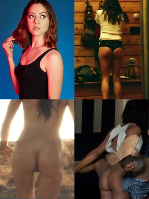 Aubrey Plaza Nude Pussy Naked Ass  nude photo