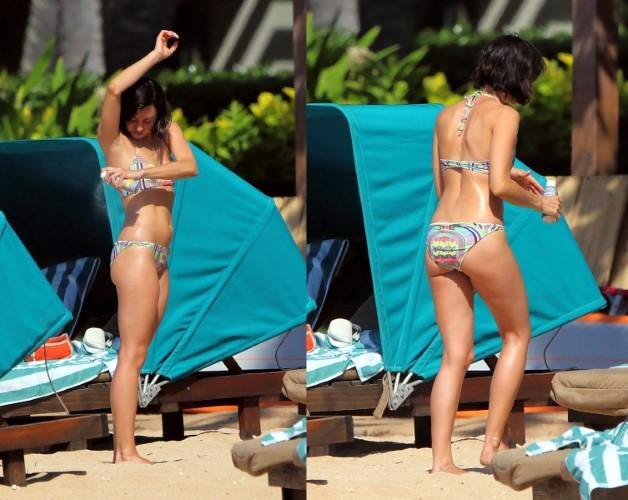 Aubrey Plaza On The Beach (2)  nude photo