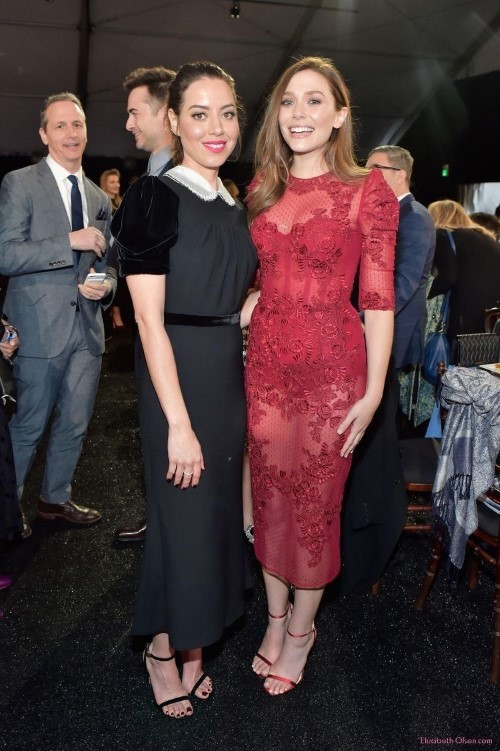 Aubrey Plaza With Elizabeth Olsen  nude photo