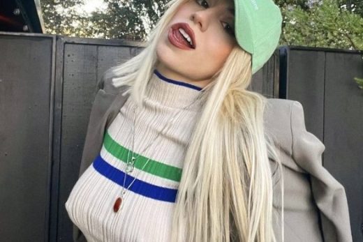 Ava Max Hot Singer Braless See Through  nude photo