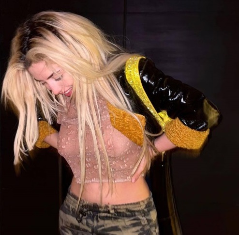 Ava Max Nude Tits See Through  nude photo
