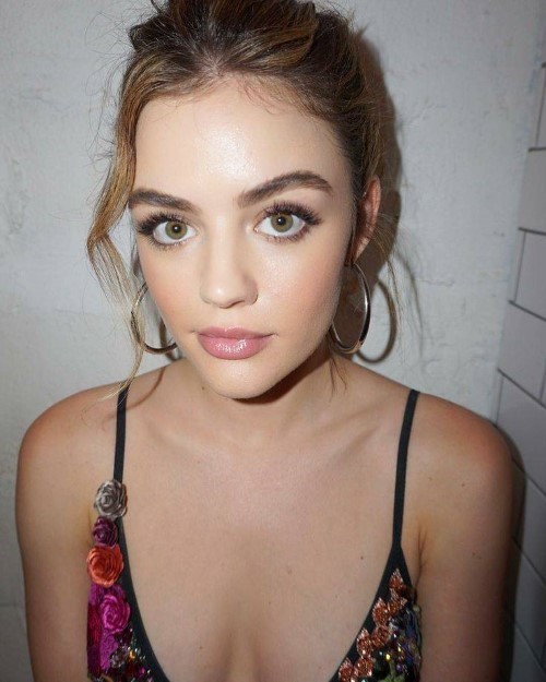 Beautiful Actress Lucy Hale Sexy Cleavage  nude photo
