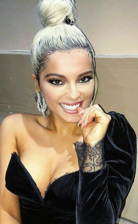 Bebe Rexha Boobs Cleavage Sexy Singer  nude photo