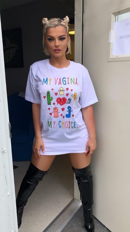 Bebe Rexha Just A Shirt And Two Little Buns  nude photo