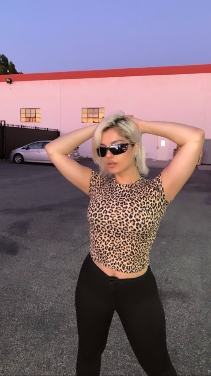 Bebe Rexha Leopard Print  nude photo
