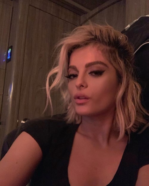 Bebe Rexha Messy Hair Look  nude photo