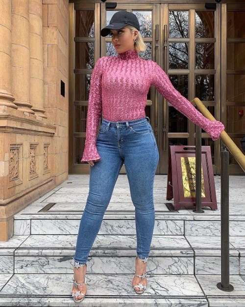 Bebe Rexha Pink Top  nude photo