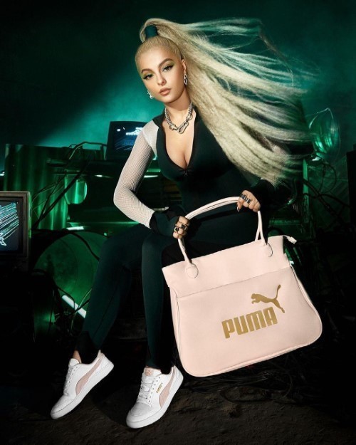 Bebe Rexha Puma Bag  nude photo