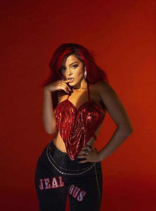 Bebe Rexha She Looks So Good With Her Hair Dyed Red  nude photo