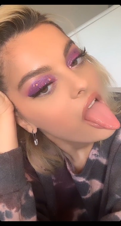 Bebe Rexha Tongue  nude photo