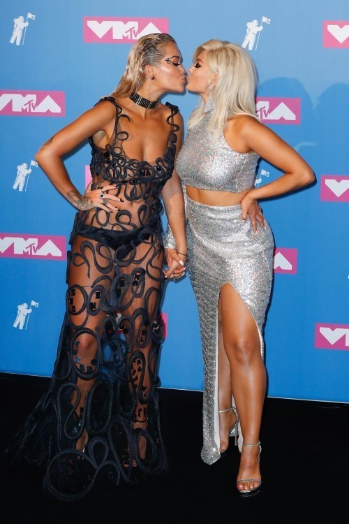Bebe Rexha With Rita On The Red Carpet  nude photo