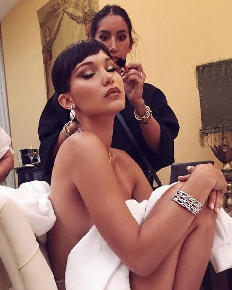 Bella Hadid Makeup  nude photo