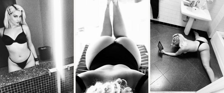 Black White Bebe Rexha  nude photo