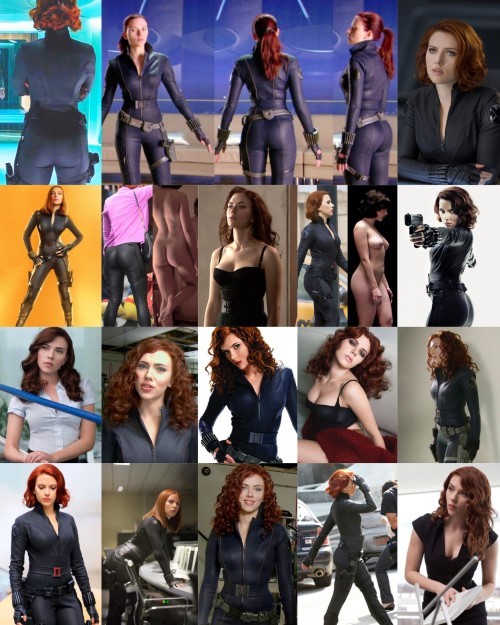 Black widow  nude photo