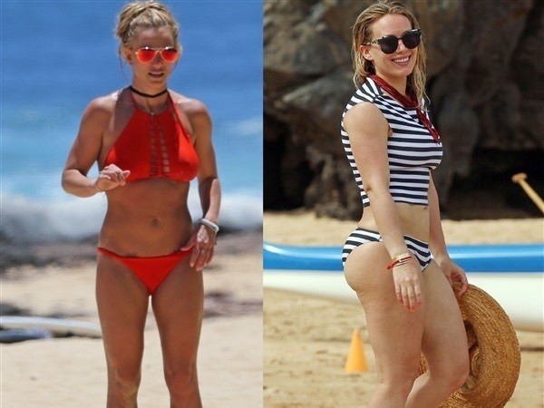 Britney Spears And Hilary Duff Are Hardbody Milfs In Bikinis  nude photo