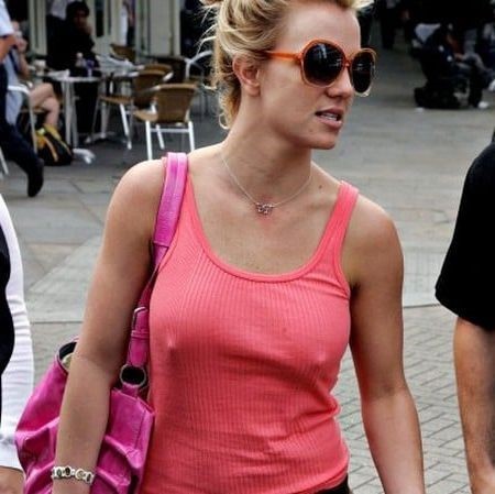 Britney Spears Braless Pokies  nude photo